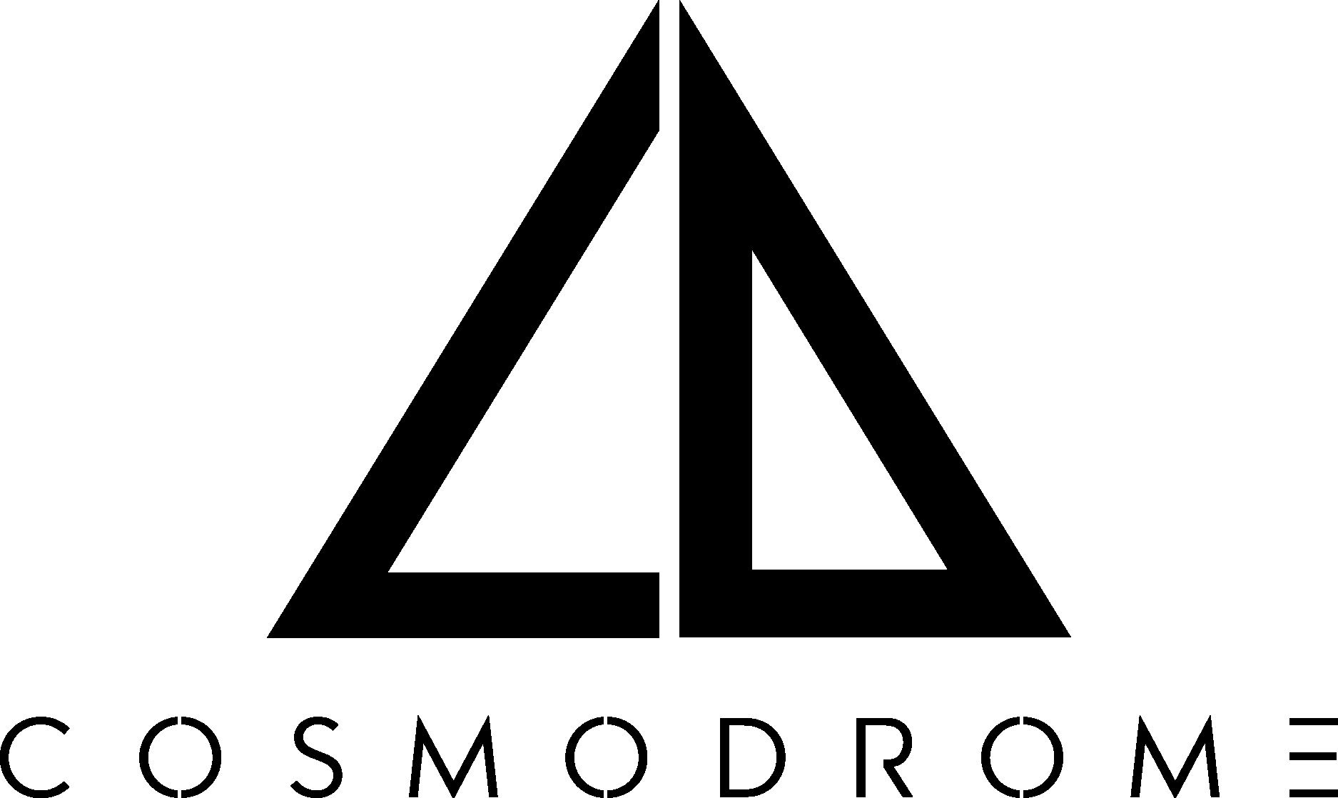 Cosmodrome Black Logo Vector Logo